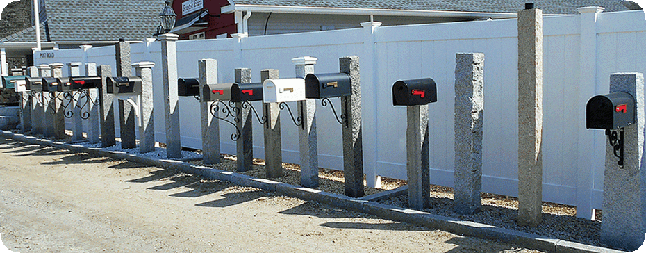 Mailbox Post Granite Mail Box, Mailbox With Light Post
