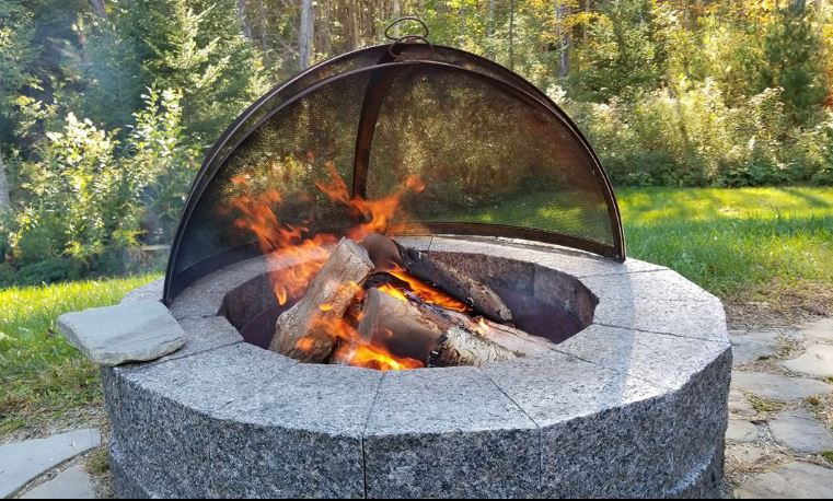 Outdoor Fire Pits Pit Granite, Granite Wood Fire Pit